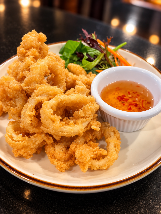Crunchy Calamari.