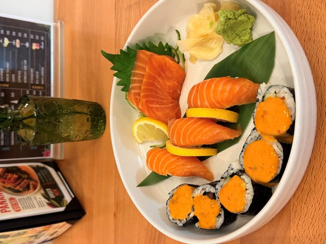 Sushi 3 ways set.