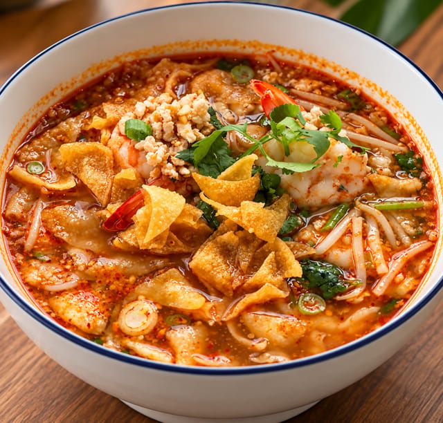 Tom Yum Noodle Soup.
