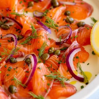 Salmon Crudo
